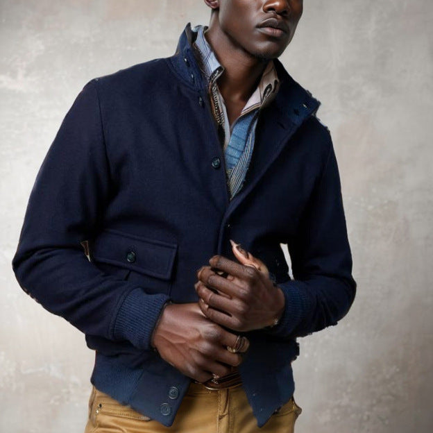Herren modische Casual-Jacke mit praktischen Taschen Echoarchiv