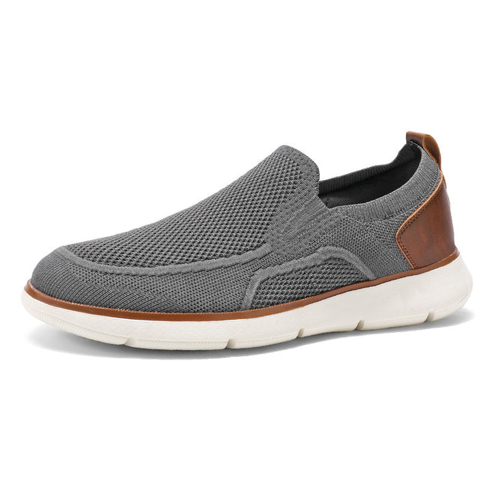 Herren nan atmungsaktiver Strickslipper mit elastischem Einstieg und stoßdämpfender EVA-Sohle Echo Archiv