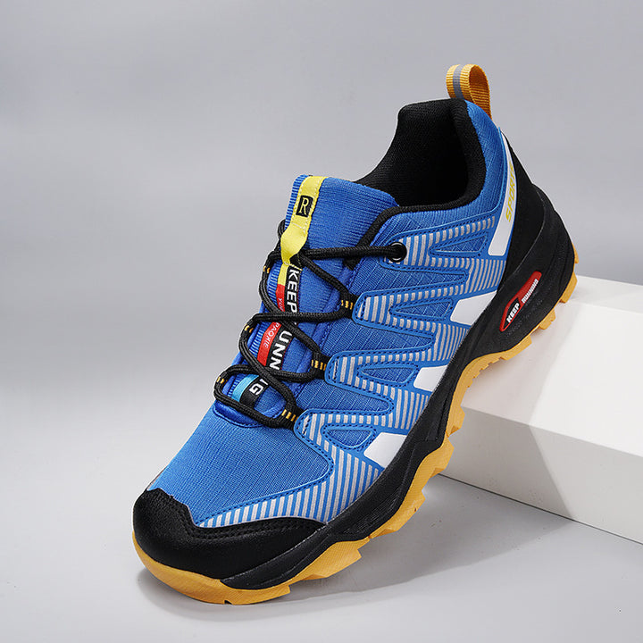 Herren sportlicher Outdoor-Adventure Sneaker mit verstärkter Zehenkappe und stoßdämpfender Wabensohle – Tavélo
