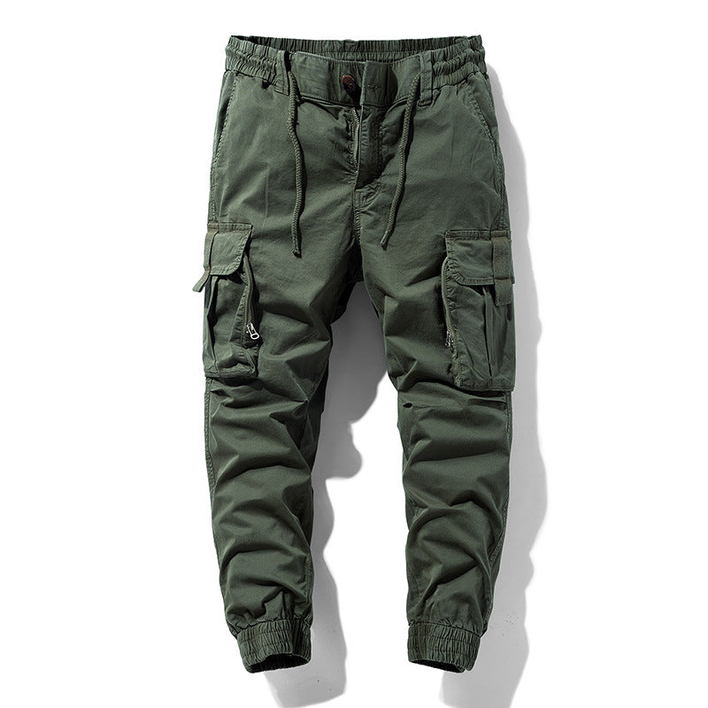 Herren Leichte Tactical-Cargo-Jogginghose mit Tunnelzugbund, Kniepaneelen und Multifunktionstaschen Echo Archiv