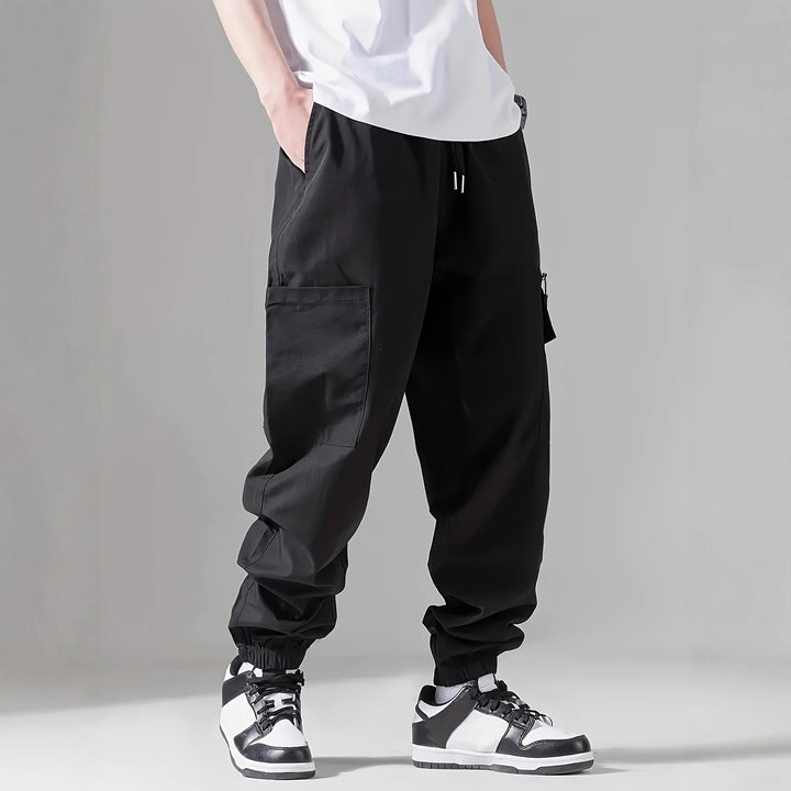 Herren Cargo-Hose mit elastischem Bund Hedi-Echoarchiv