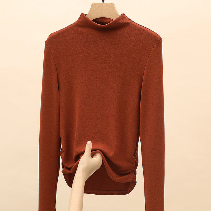 Damen Elegantes Langarmshirt mit hochgeschlossenem Kragen Echo Archiv 1787620449