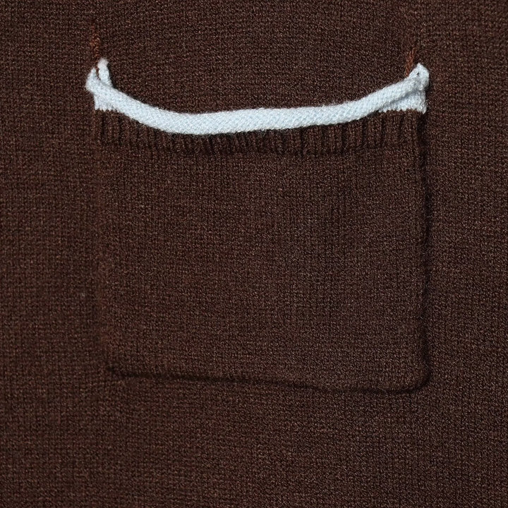 Damen Cardigan mit kontrastfarbener Knopfleiste und zweifarbigen Ärmeln Echoarchiv