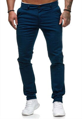 Herren modische Slim-Fit Hose aus leichtem Baumwoll-Mix Echoarchiv