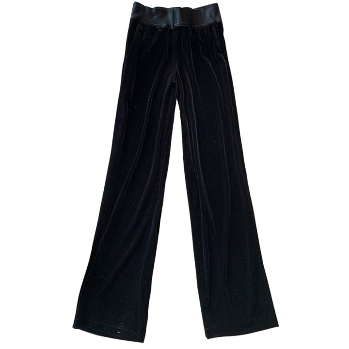 Damen Elegante und weite Plissee-Stoffhose Echoarchiv