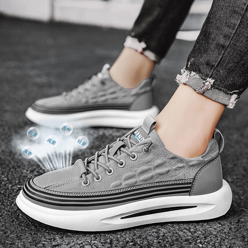 Herren Urbaner Chunky-Sneaker mit gestreifter Zwischensohle und gepolsterter Fersenkappe Echoarhiv