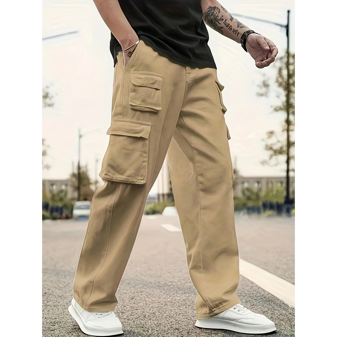 Herren Modische Cargo-Hose mit praktischen Reißverschlusstaschen Echo Archiv