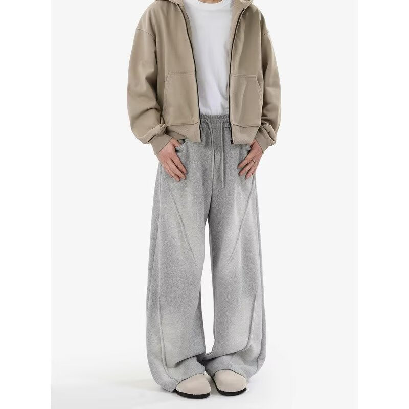Herren Extreme Oversize Jogginghose mit extra weitem Bein, Kordelzug und Eingrifftaschen – Sorevano