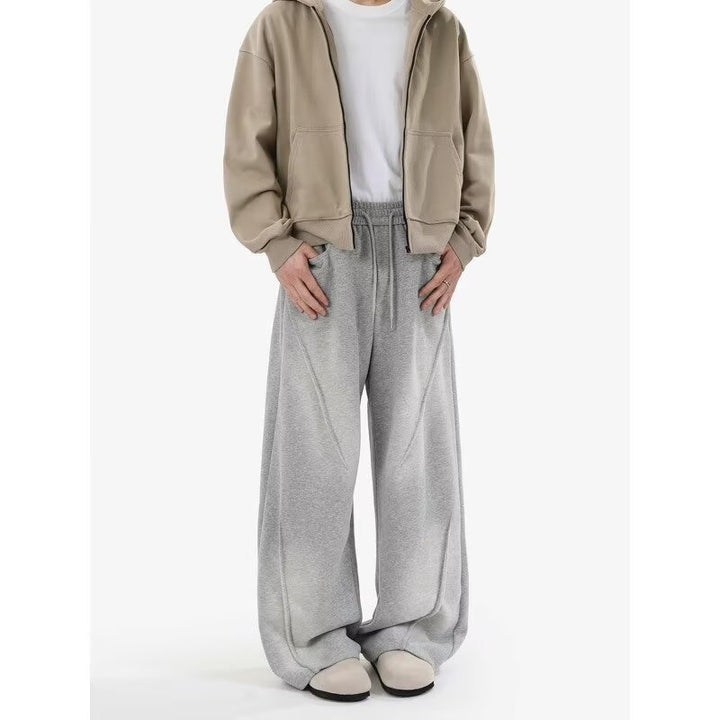 Herren Extreme Oversize Jogginghose mit extra weitem Bein, Kordelzug und Eingrifftaschen – Sorevano