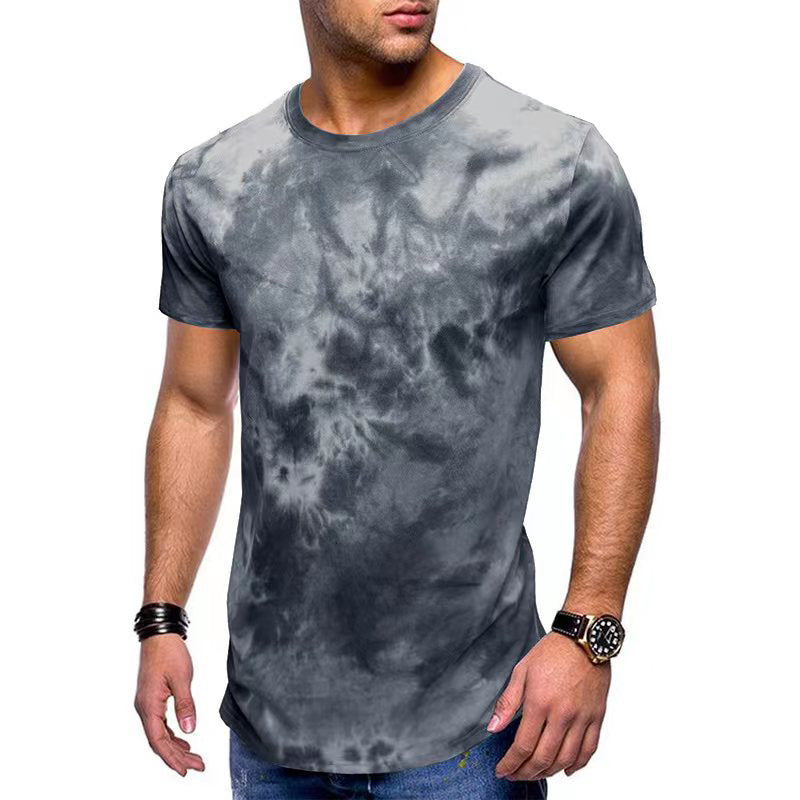 Herren T-Shirt mit angesagtem Batik-Muster und hochwertiger Baumwolle Echoarchiv