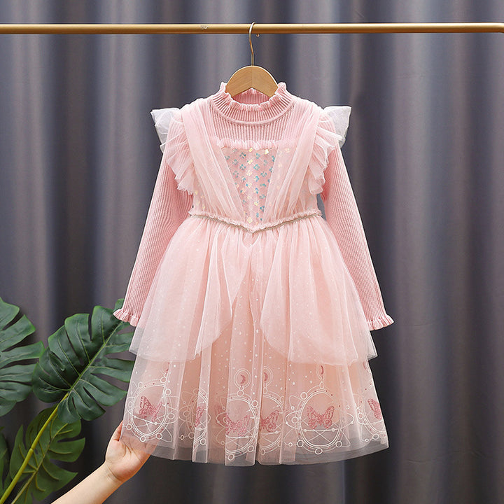 Mädchen Festliches Kleid im Prinzessinnen-Stil Echo Archiv