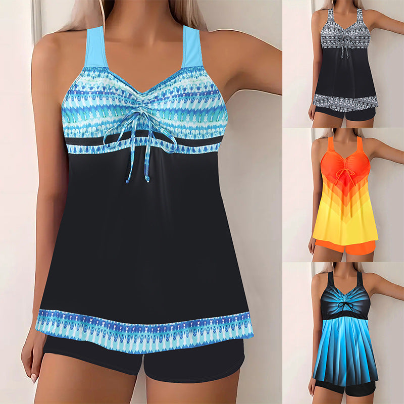 Damen Tankini-Oberteil mit Shorts Echo Archiv