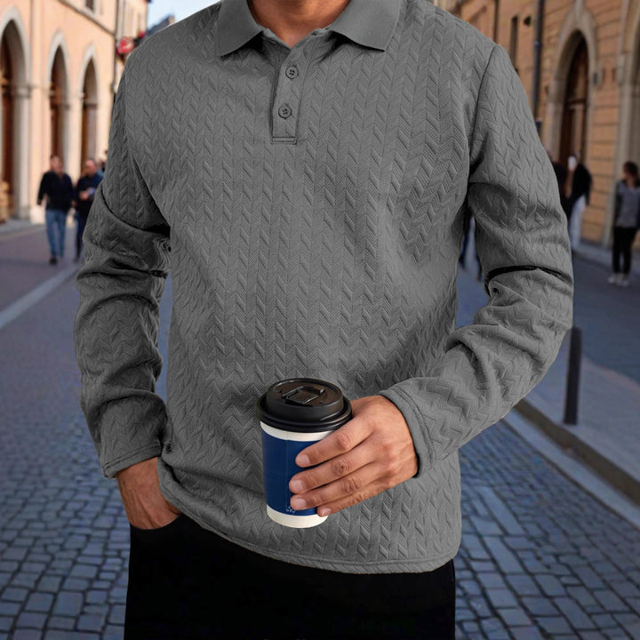 Herren Langarm Poloshirt Echoarchiv