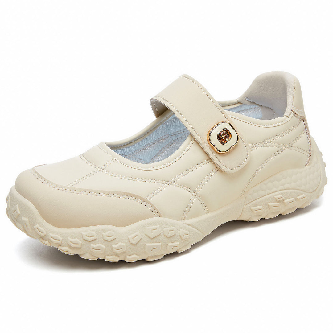 Damen nan sportive Mary-Jane Freizeitschuh mit verstellbarem Klettverschluss, gepolstertem Knöchelkragen und profiliertem Outdoor-Laufsohlen-System Echo Archiv