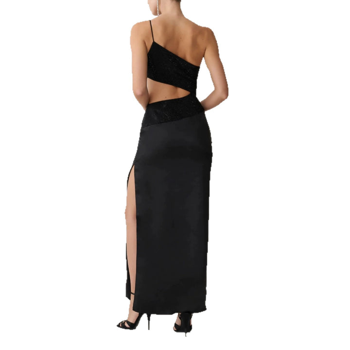 Damen Elegantes Maxikleid mit asymmetrischem Schnitt und raffiniertem Cut-Out Echo Archiv