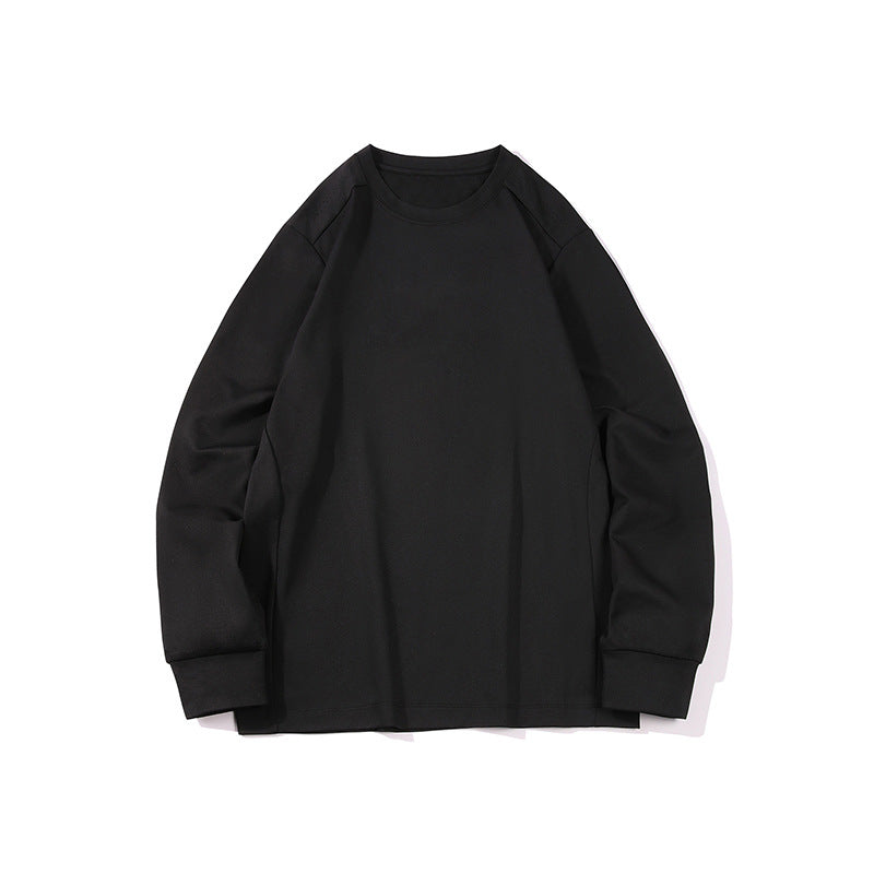 Herren Oversize-Langarmshirt aus schwerem Baumwolljersey mit Rundhalsausschnitt und gerippten Bündchen Echo Archiv
