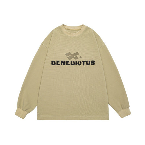 Unisex Oversize-Sweatshirt mit Logo‑Print und feiner Waffelstruktur Echoarchiv