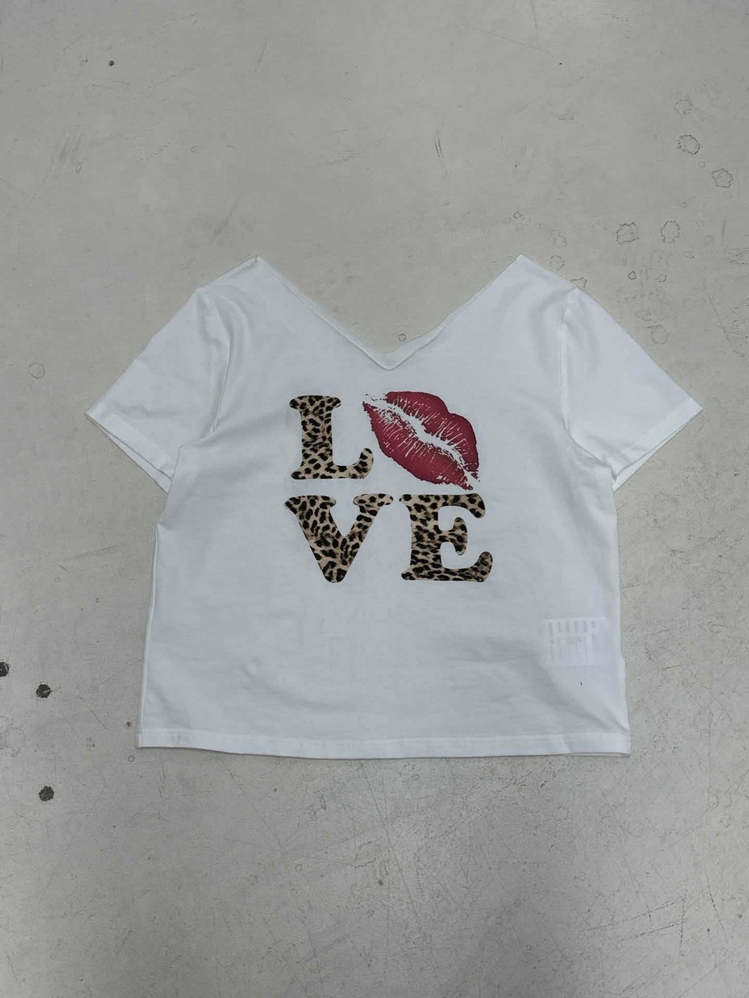 Damen lässiges Print-Shirt mit weitem Ausschnitt Echo Archiv