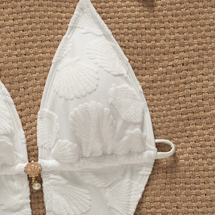 Damen Cut-Out Badeanzug mit charmanten Muscheldetails Echo Archiv