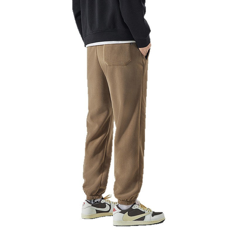 Herren Gefütterte Sweatpants mit Sherpa‑Innenfutter und elastischen Bündchen Echo Archiv
