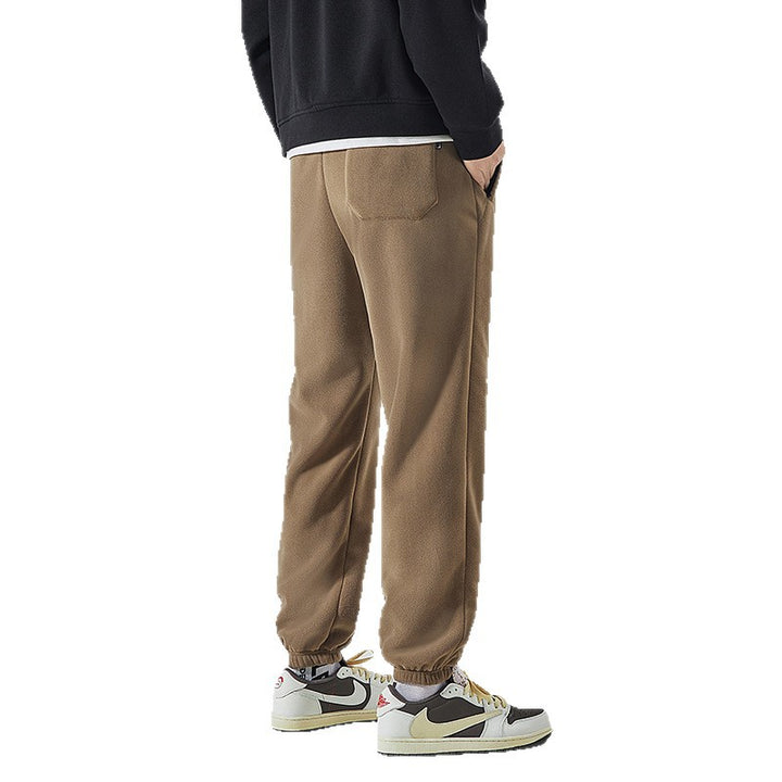 Herren Gefütterte Sweatpants mit Sherpa‑Innenfutter und elastischen Bündchen Echo Archiv