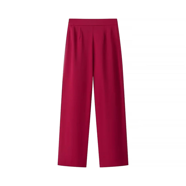 Damen taillierter Longblazer mit Schalkragen, verdecktem Knopfverschluss und Pattentaschen – Valéne