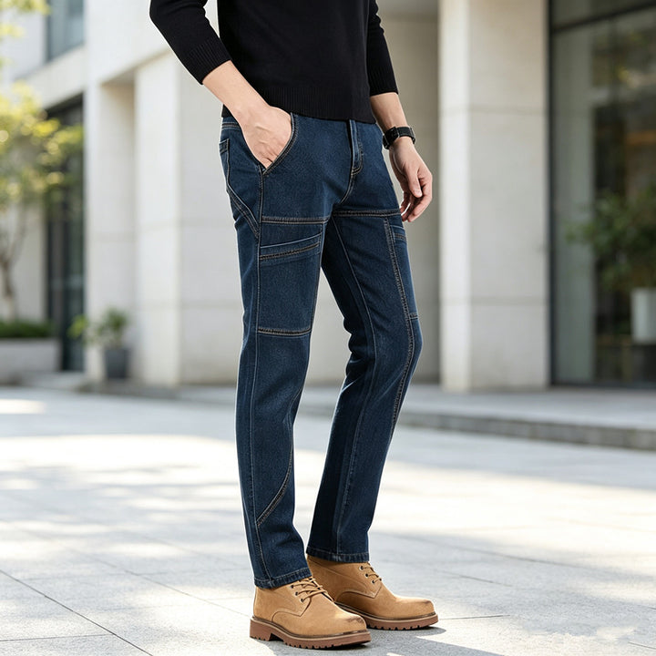 Herren Bequeme und stylische Workwear Denim Hose Echoarchiv