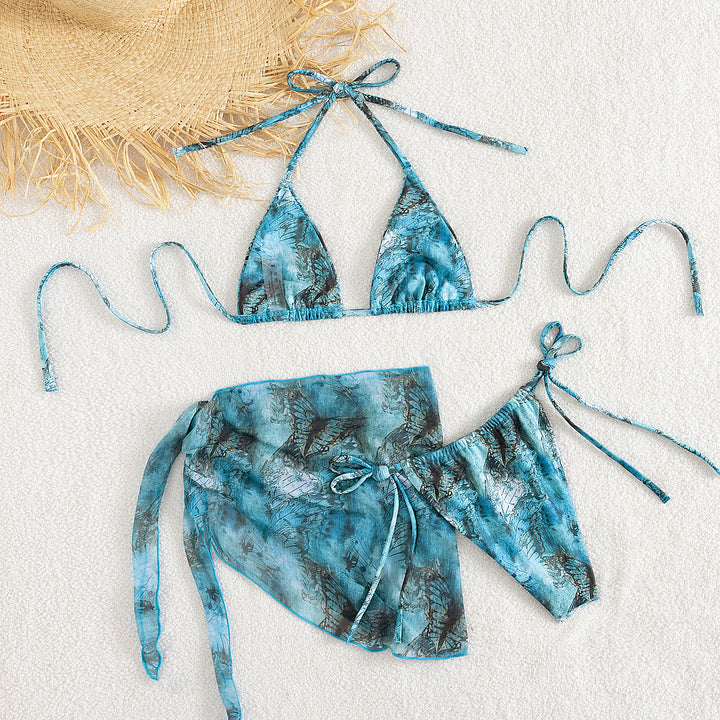 Damen Triangel-Bikini mit pareo Echo Archiv