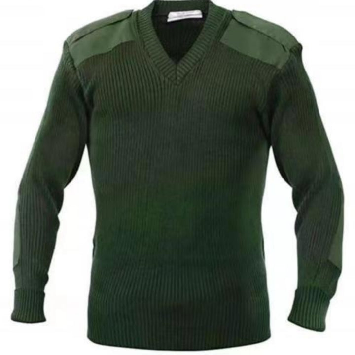 Herren strukturiertes Strickoberteil mit Schulterdetails Echoarchiv