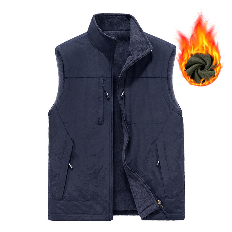 Herren Wende-Weste mit Fleece-Futter Echo Archiv