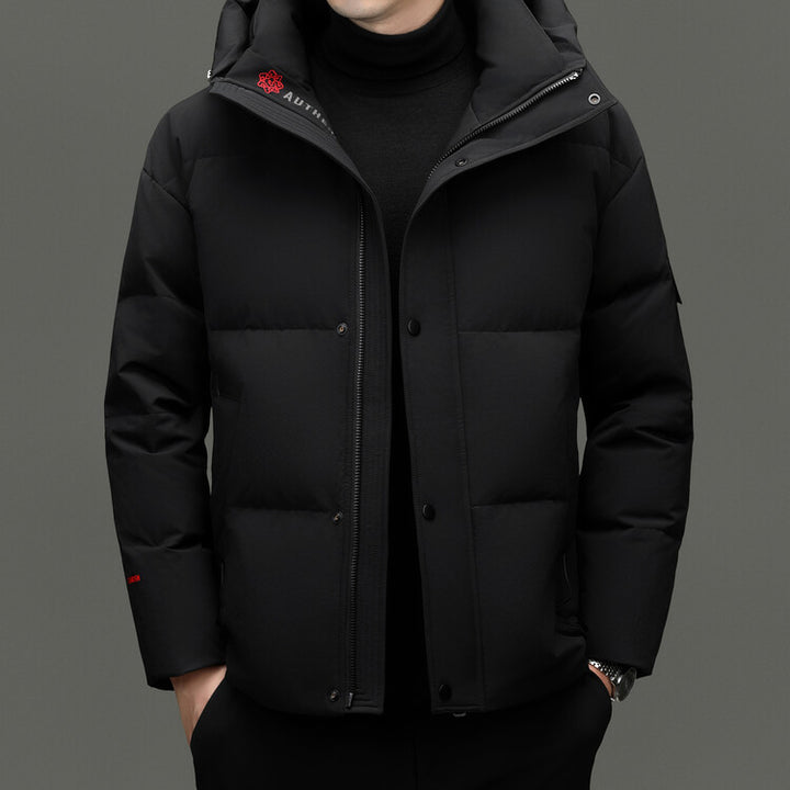 Herren moderne, wattierte Winterjacke Echoarchiv