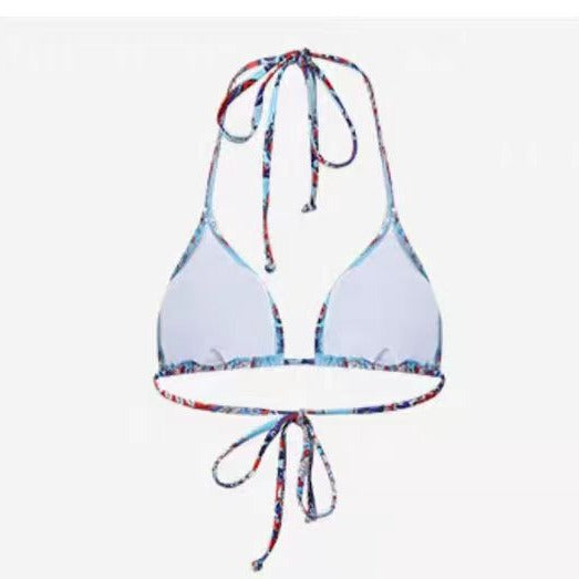 Damen Triangel-Bikini mit verspieltem Mandala-Muster und verstellbaren Bindebändern Echo Archiv