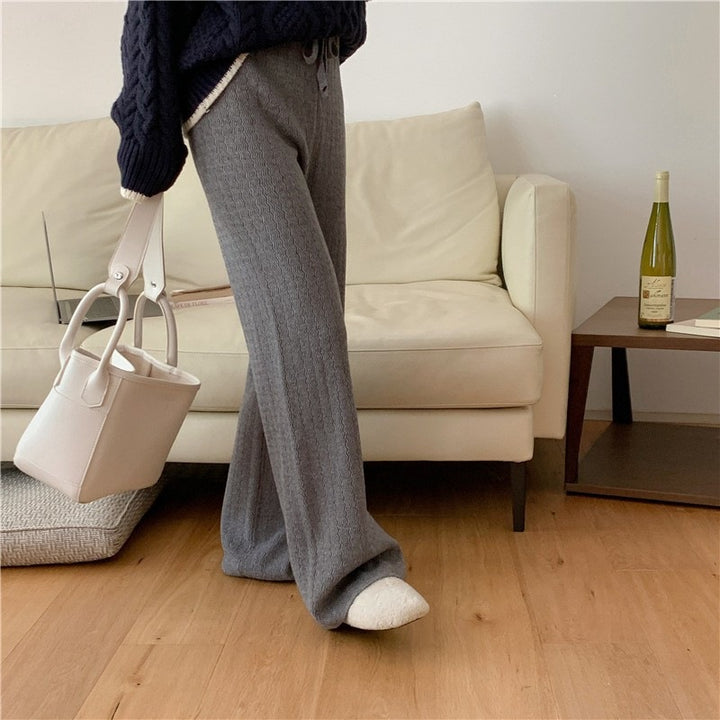 Damen Elegante weite Strickhose Echo Archiv