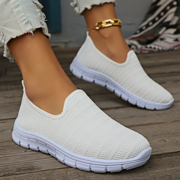 Damen Bequeme Slip-On SnEchoarchivkers mit atmungsaktivem Obermaterial und flexibler Sohle Echoarchiv
