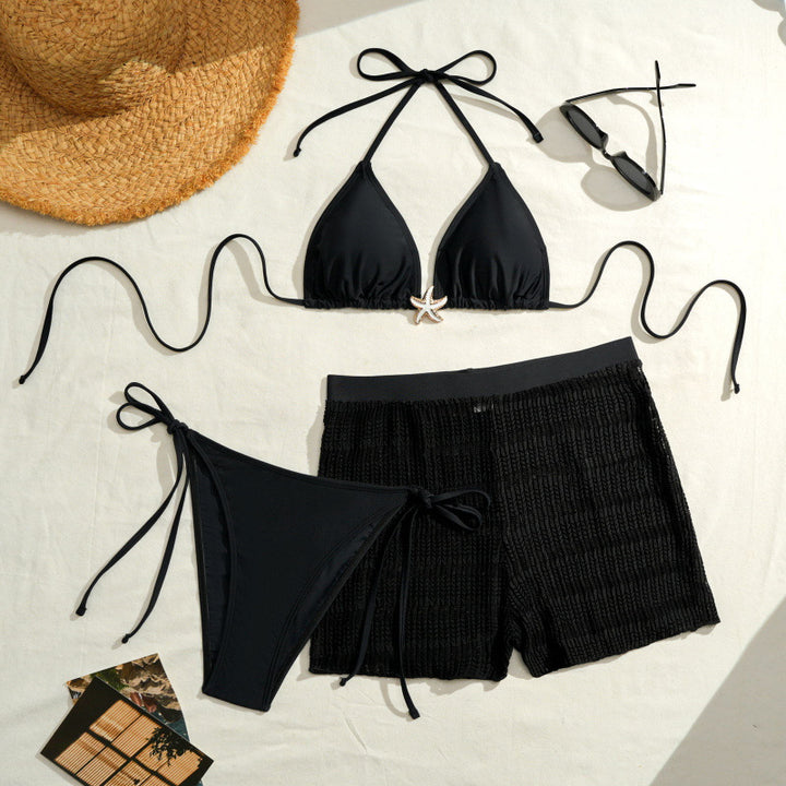 Damen Bikini-Set mit trendigen Raffungen und modischem Höschen Echo Archiv