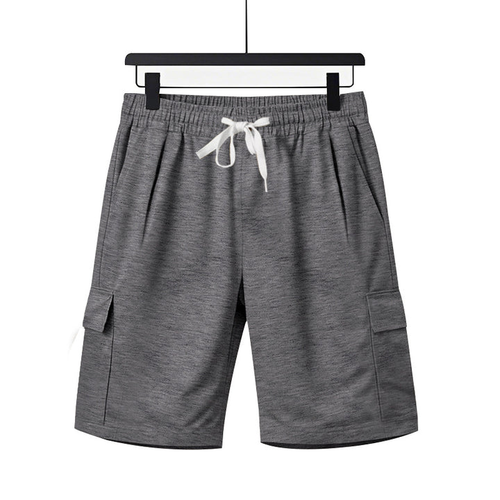 Herren nan elastische Cargo-Bermuda mit Kordelzug und Mehrfachtaschen Echo Archiv