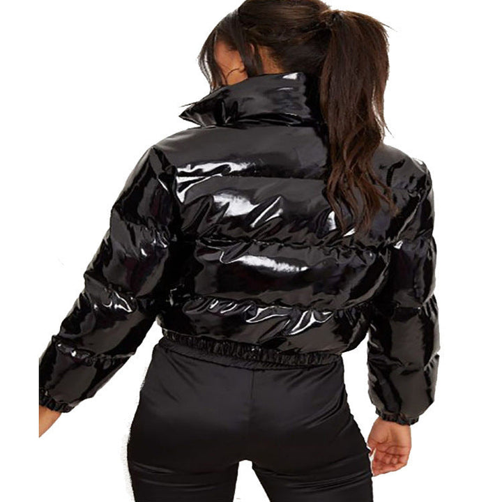 Damen glänzende Steppjacke Echoarchiv