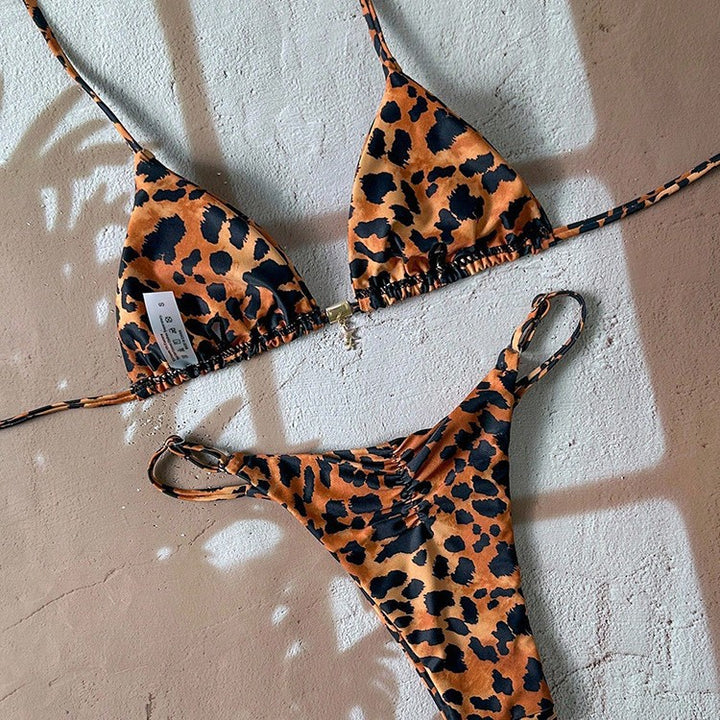 Damen Triangel-Bikini mit aufregendem Animal-Print Echo Archiv