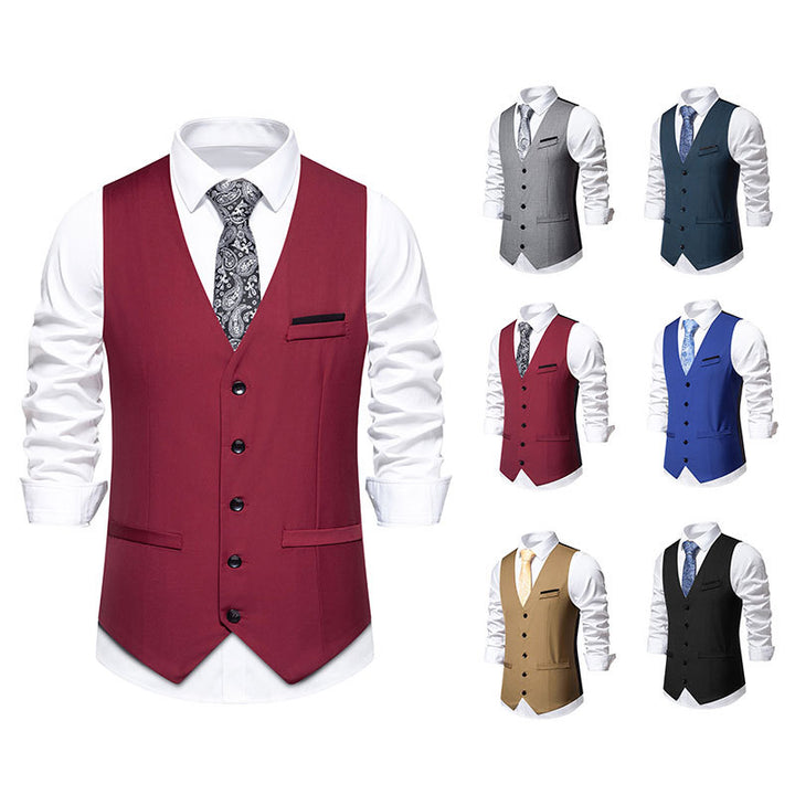 Herren elegante Weste im klassischen Stil mit modernem Schnitt Echoarchiv