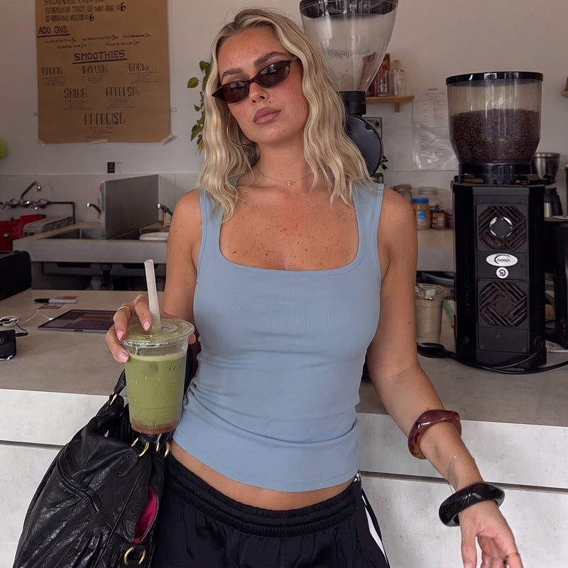 Damen Basic Tanktop mit hochwertigem Stretch Echo Archiv