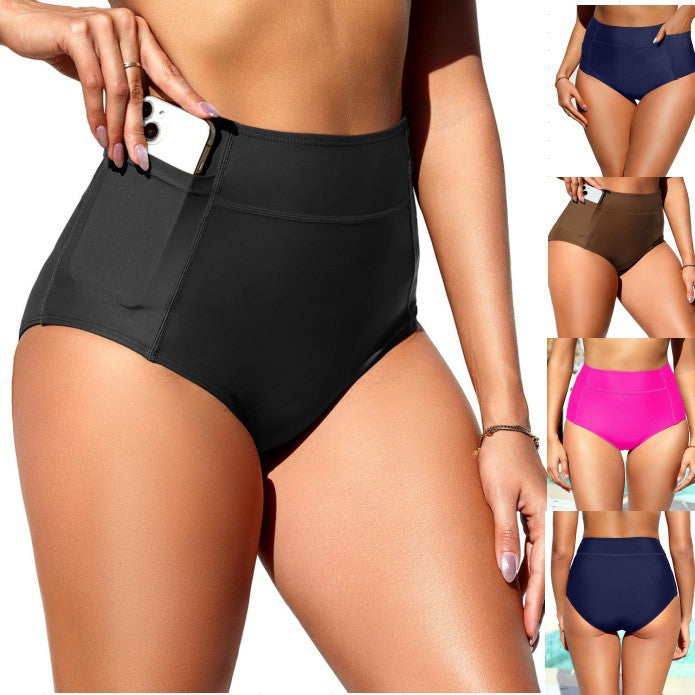 Damen Hochtaillierte Badeshorts Echo Archiv