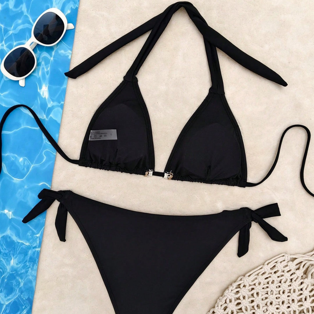 Damen Triangel-Bikini mit raffinierten Muschelverzierungen Echo Archiv