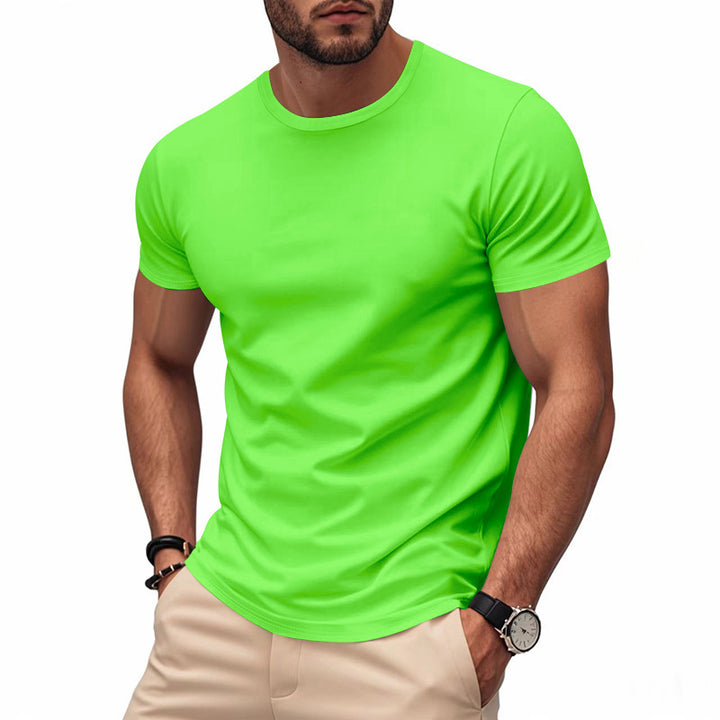 Herren nan leichtes Kurzarm-Funktionsshirt mit Rundhalsausschnitt schnelltrocknendem Stretchgewebe und flachen Nähten Echo Archiv