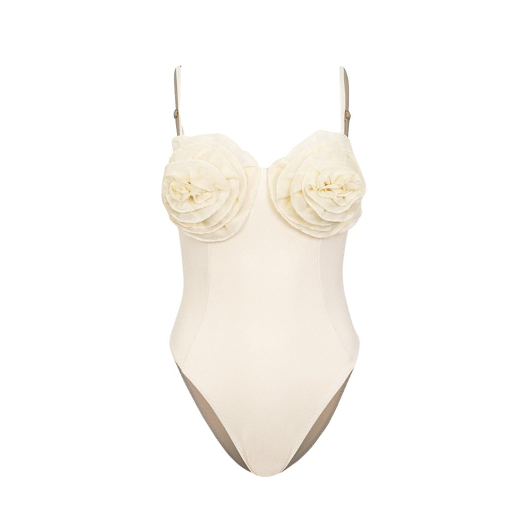 Damen Bikiniset mit floralem Rüschendesign Echo Archiv