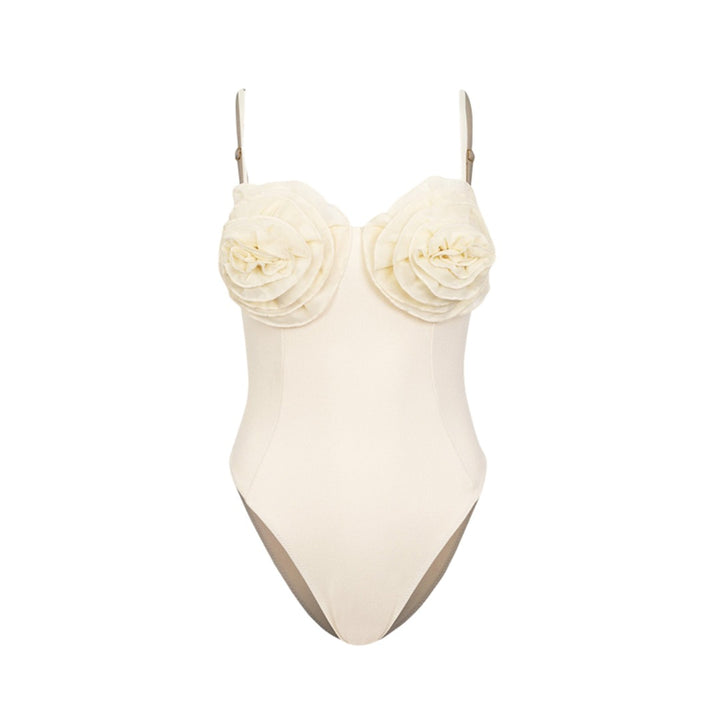 Damen Bikiniset mit floralem Rüschendesign Echo Archiv