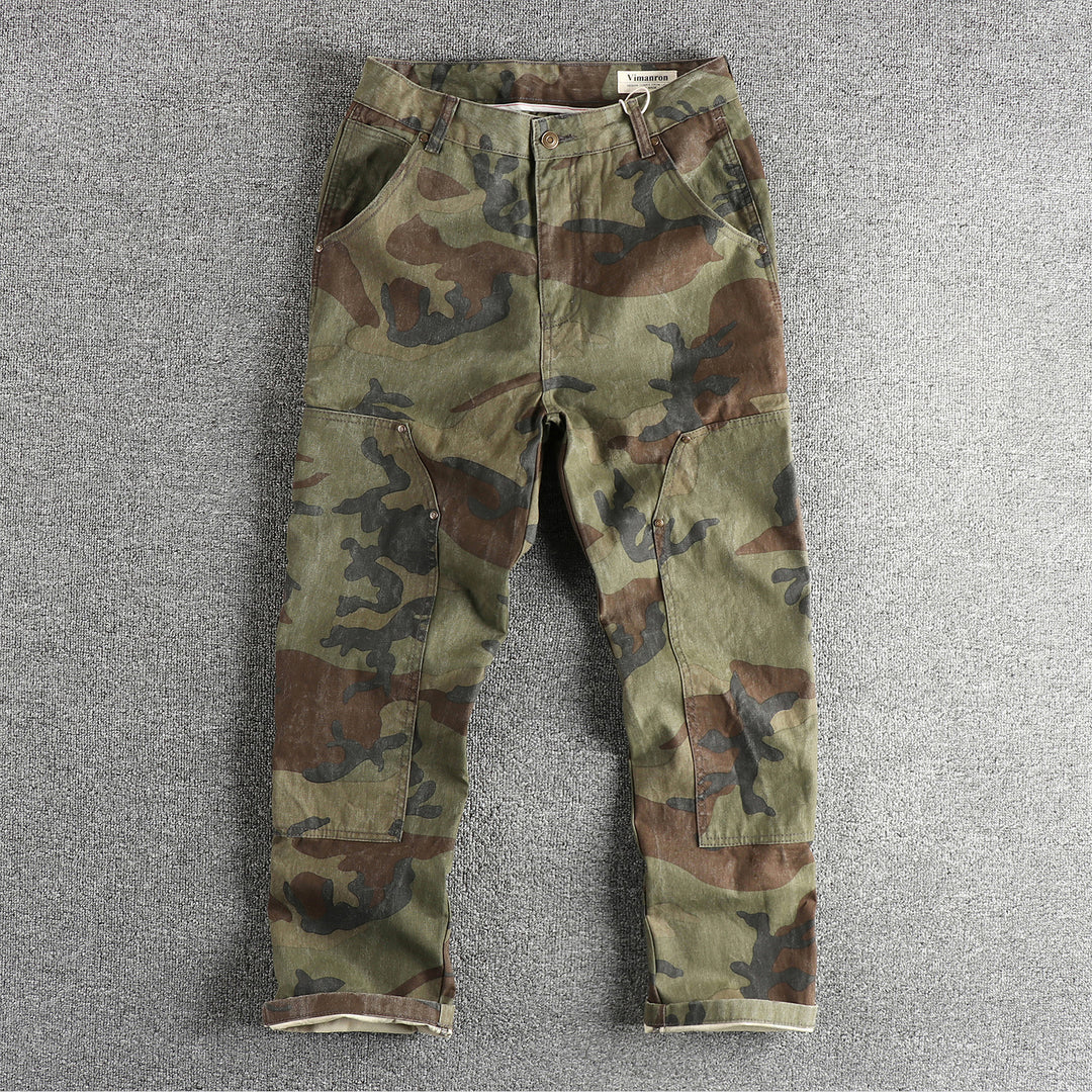 Herren Cargohose im modernen Camouflage-Design mit multifunktionalen Taschen Echoarchiv