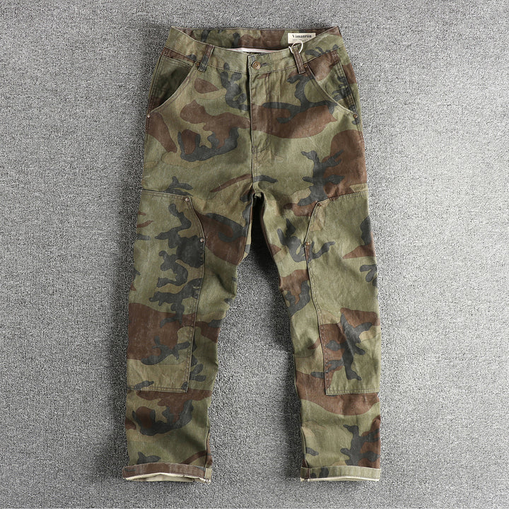 Herren Cargohose im modernen Camouflage-Design mit multifunktionalen Taschen Echoarchiv