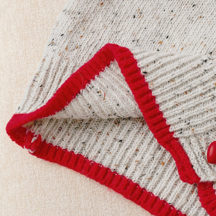 Damen Verspielter Strickcardigan mit Herzknöpfen Echo Archiv