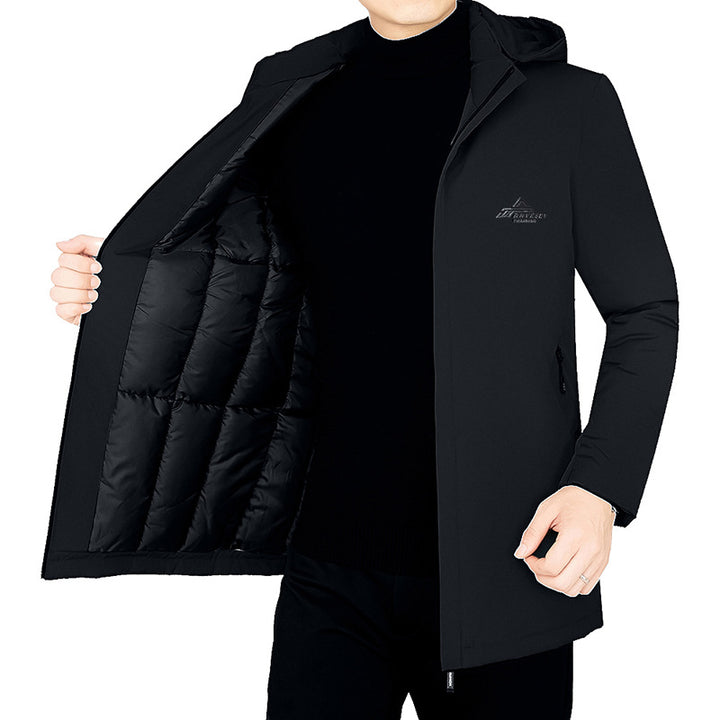 Mann Wasserdichte Thermojacke mit Kapuze Echoarchiv