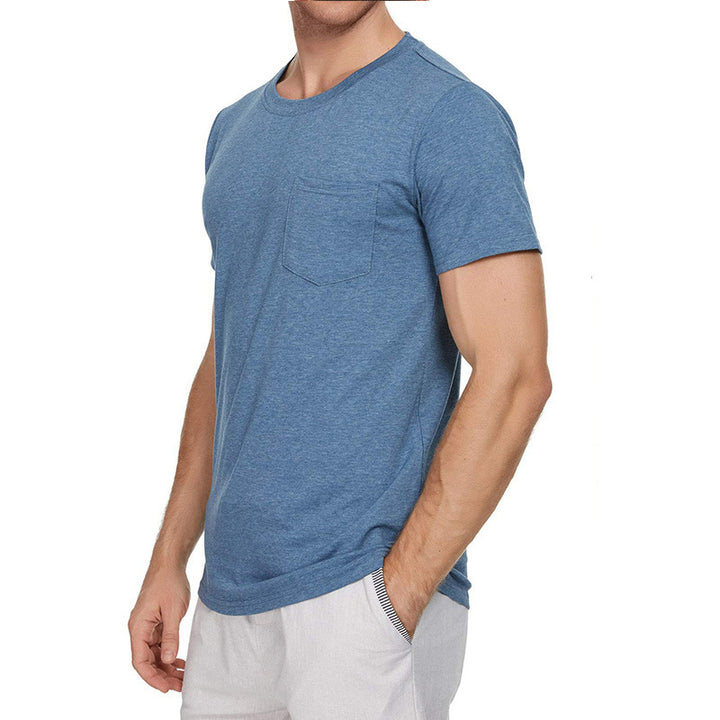 Herren Rundhals T-Shirt aus atmungsaktivem weichem Baumwollmix Echoarchiv